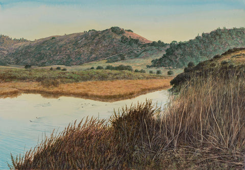 Card, Carmel River Lagoon, by Edmund Moody