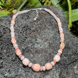 Pink Opal Necklace by Rachel Moody