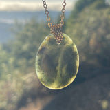 Big Sur Jade pendant on 14 ktgf chain