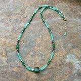 Emerald Chrysoprase Necklace