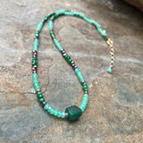 Emerald Chrysoprase Necklace