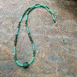 Emerald Chrysoprase Necklace