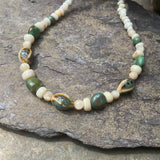 Green Turquoise, Mother of Pearl Necklace