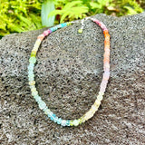 Rainbow Pastel Multi Gemstone Necklace by Rachel Moody