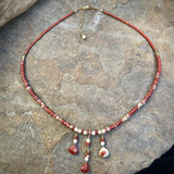 Jasper, Mother of Pearl Necklace