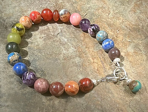 Rainbow Gemstone Bracelet