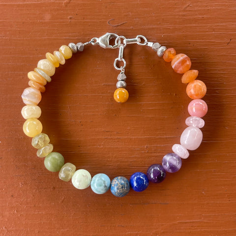 Rainbow Gemstone Bracelet