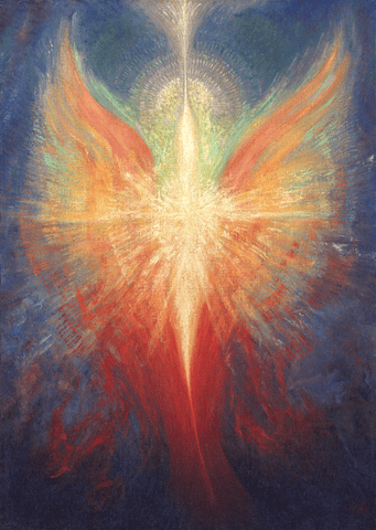 Card, Angel of Light, By Edmund Moody