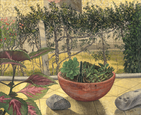 Cactus Garden-Giclée on Canvas
