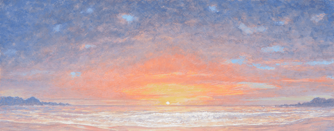 Golden Sea Sunset-Giclee on Paper