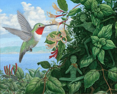 Card-Hummingbird Devas-By Ed Moody