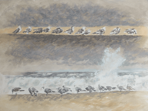 Sea Gulls-Giclee on Paper