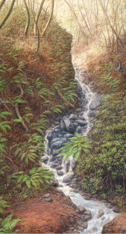 Canyon Stream-Giclee on Canvas